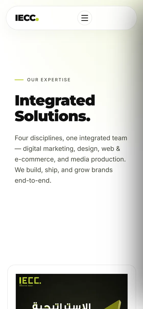 IECC Agency — The work page on mobile