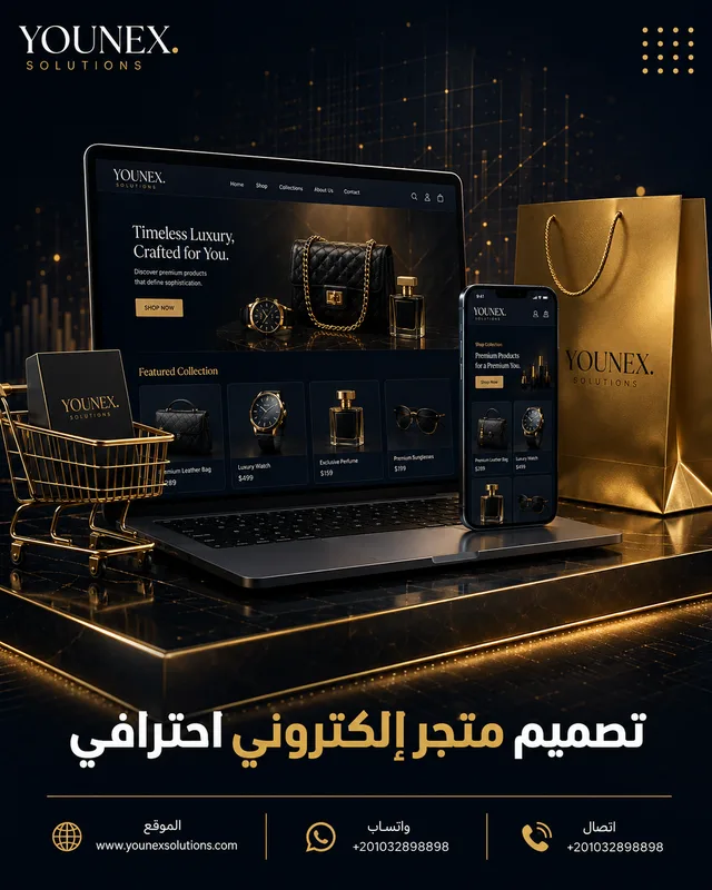 تصميم متجر إلكتروني احترافي